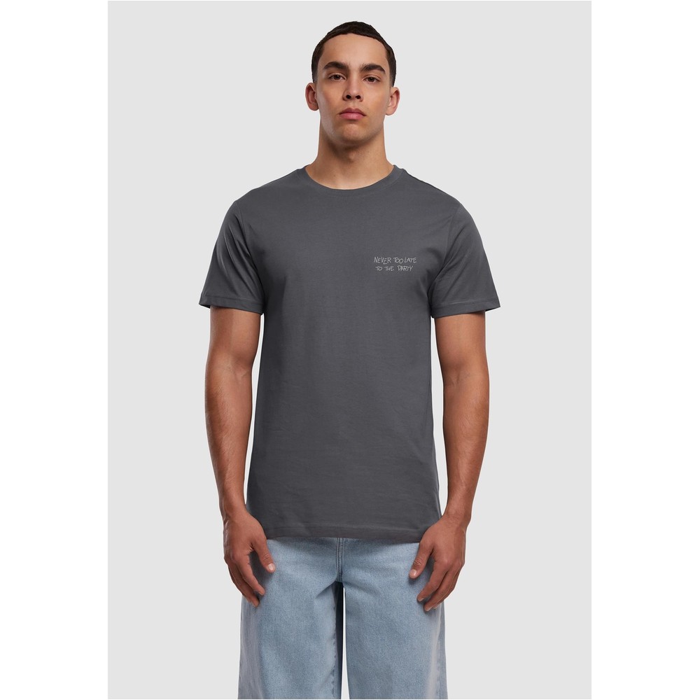 Mister Tee - Never Too Late To The Party Tshirt Homme - Gris
